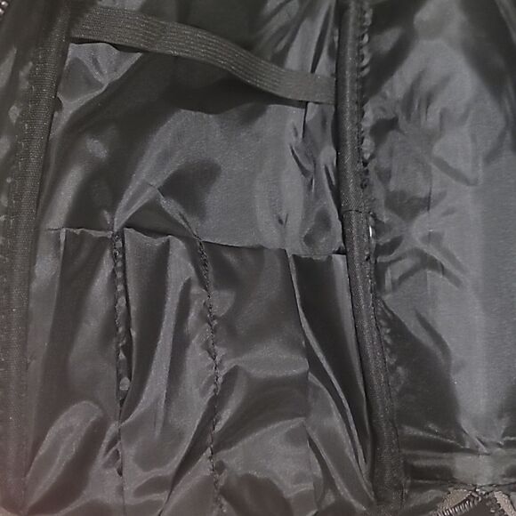 Steve Madden Block Logo Vanity Cosmetic Case w/Detachable mirror- Cognac - Picture 11 of 11